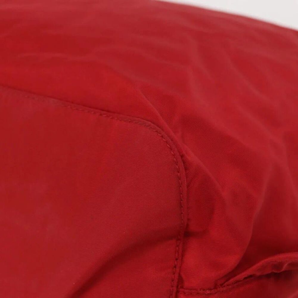 Prada Double Front Pocket Backpack Tessuto Red Nylon Backpack Bag - Picture 8 of 16